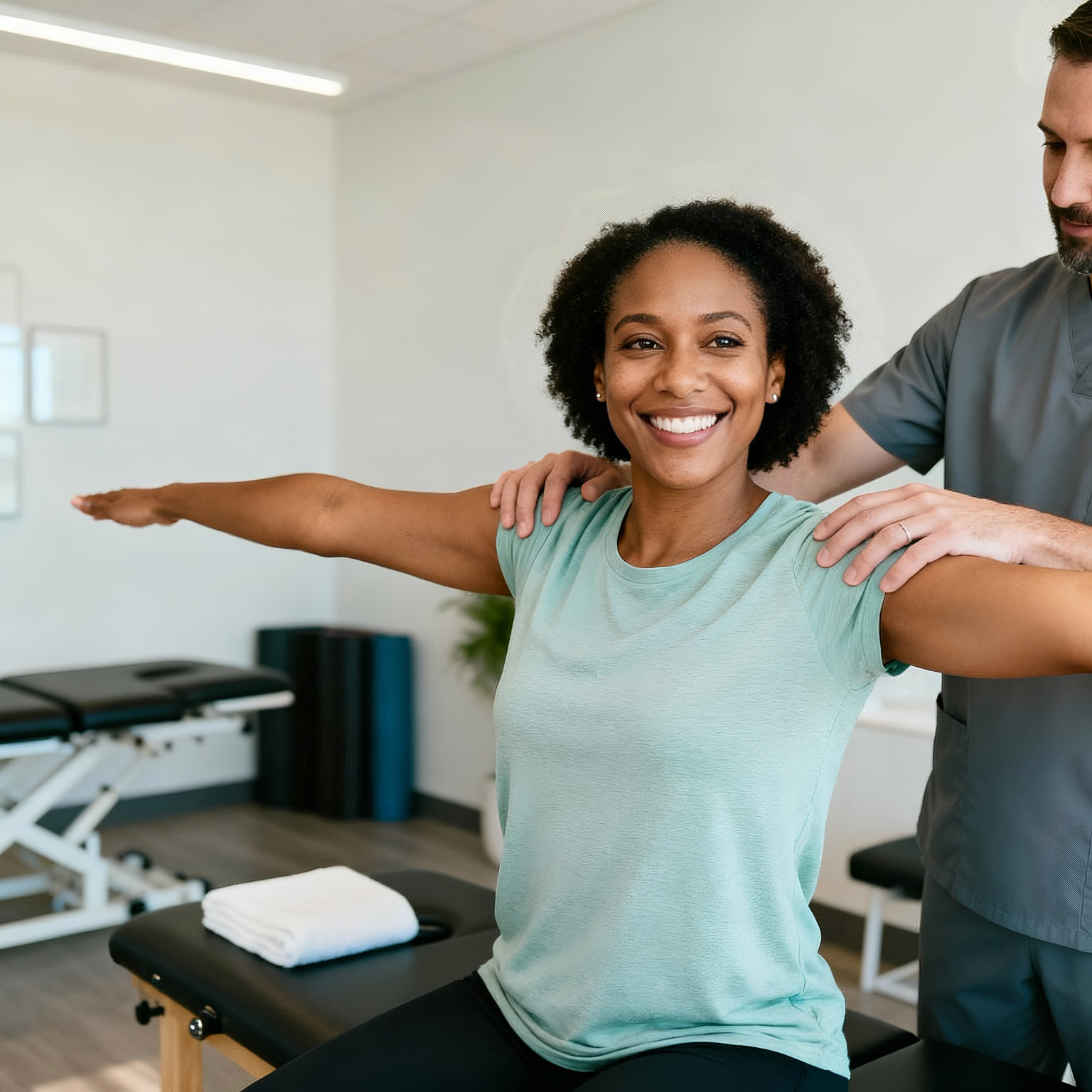 Doctor and patient in consultation